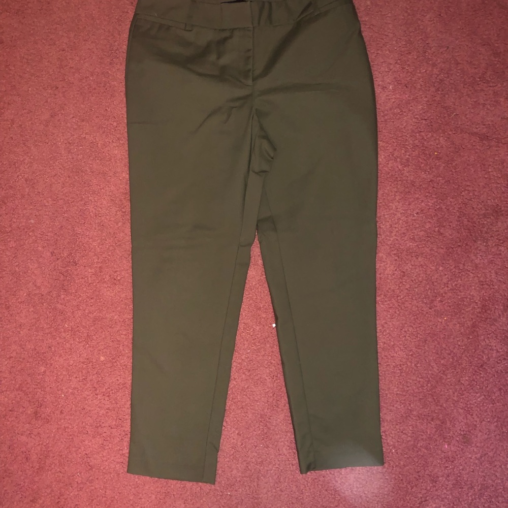 Ellen Tracy Forest Green Business Pants